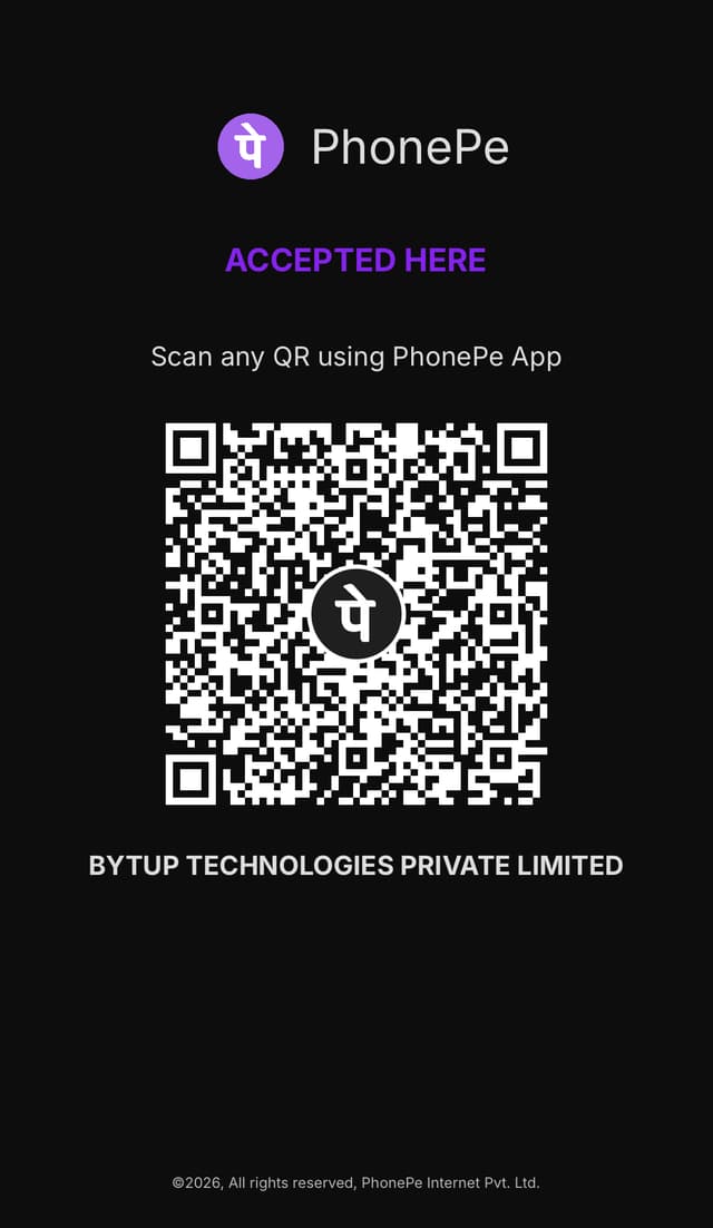 UPI QR code for payment